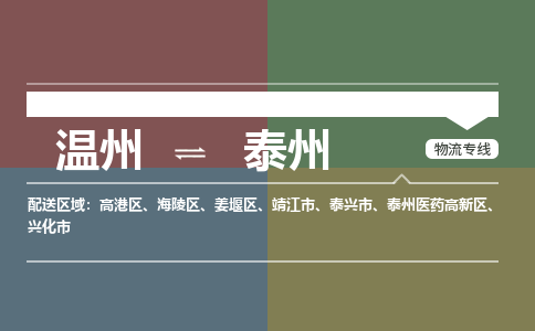 温州到泰州高港区物流专线