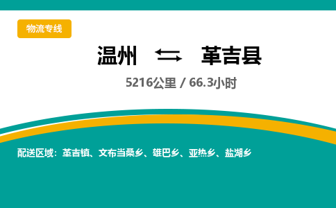 温州到革吉县物流专线