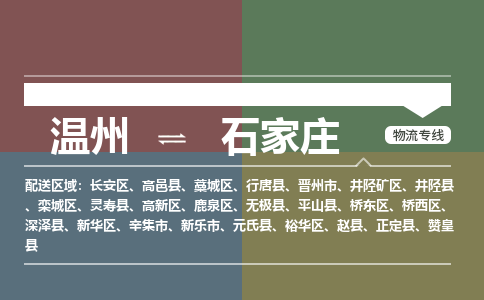 温州到石家庄桥西区物流专线