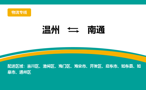 温州到南通开发区物流专线